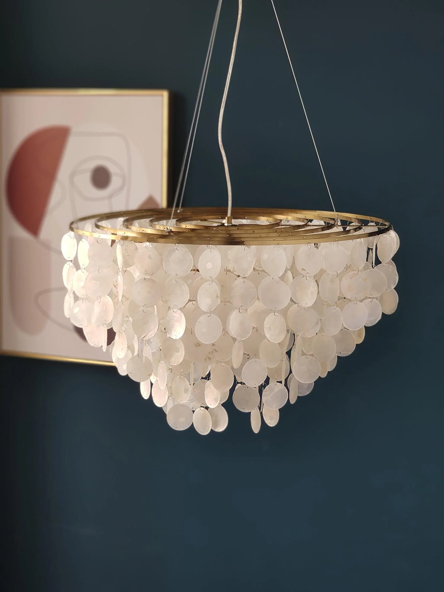Esileth Postmodern Luxury Shell Wind Chime Chandelier - Image 5