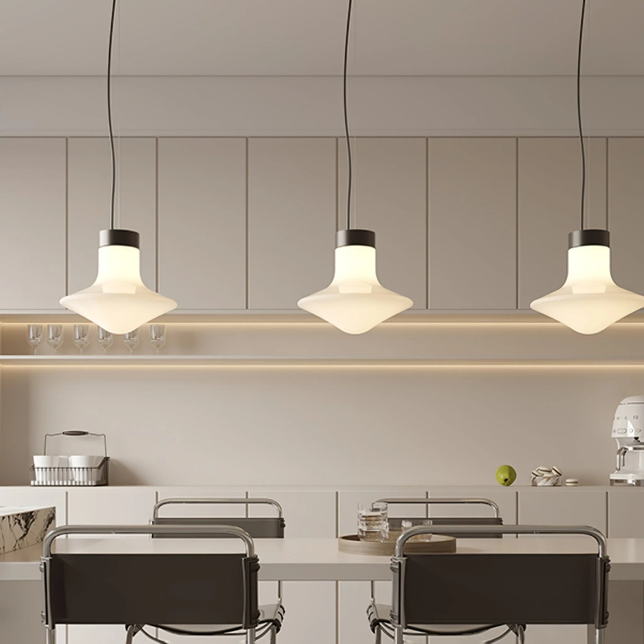 Esoleth Premium Nordic Art Glass Pendant Lamp - Image 16
