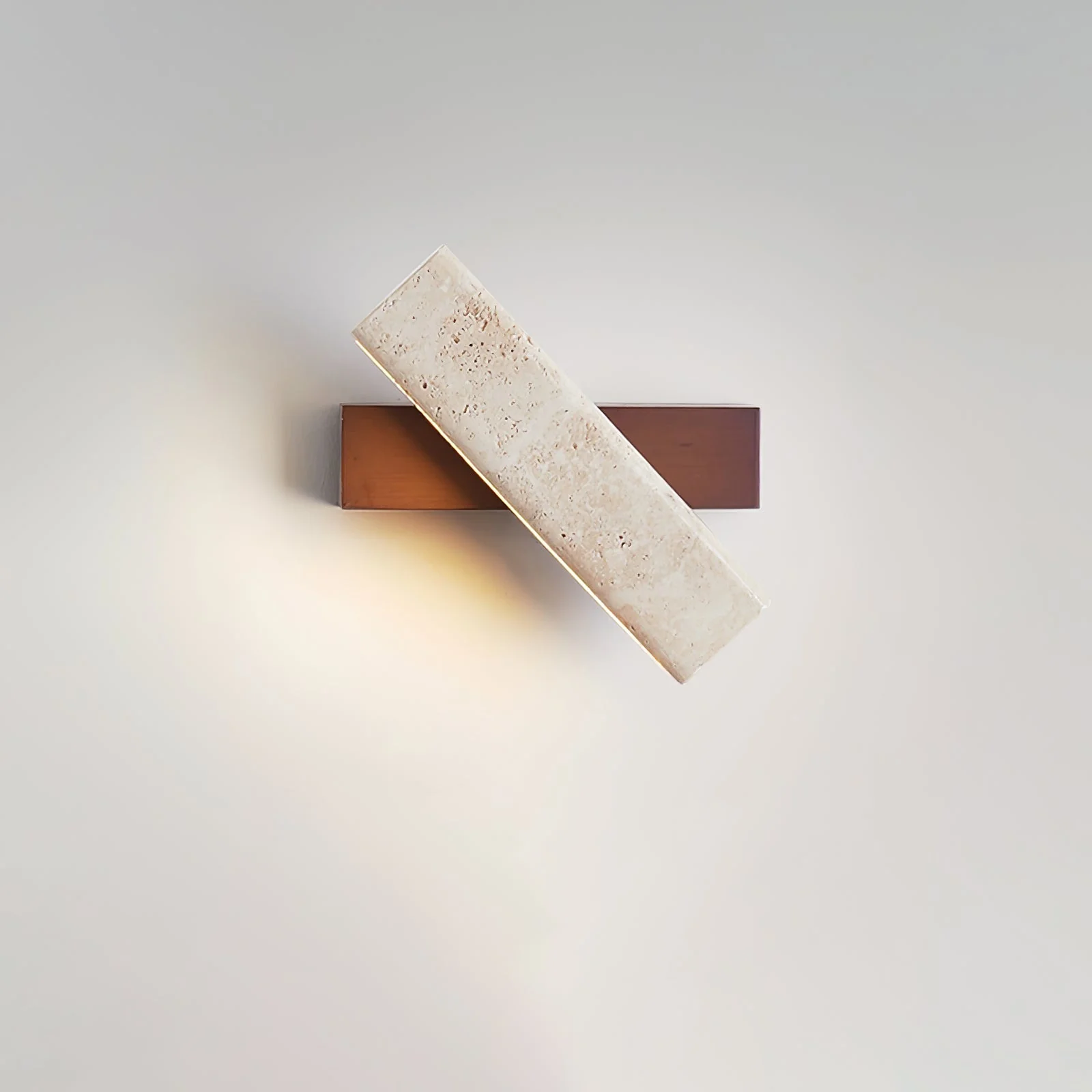 Esorora Rectangular Travertine Wall Light - Image 12
