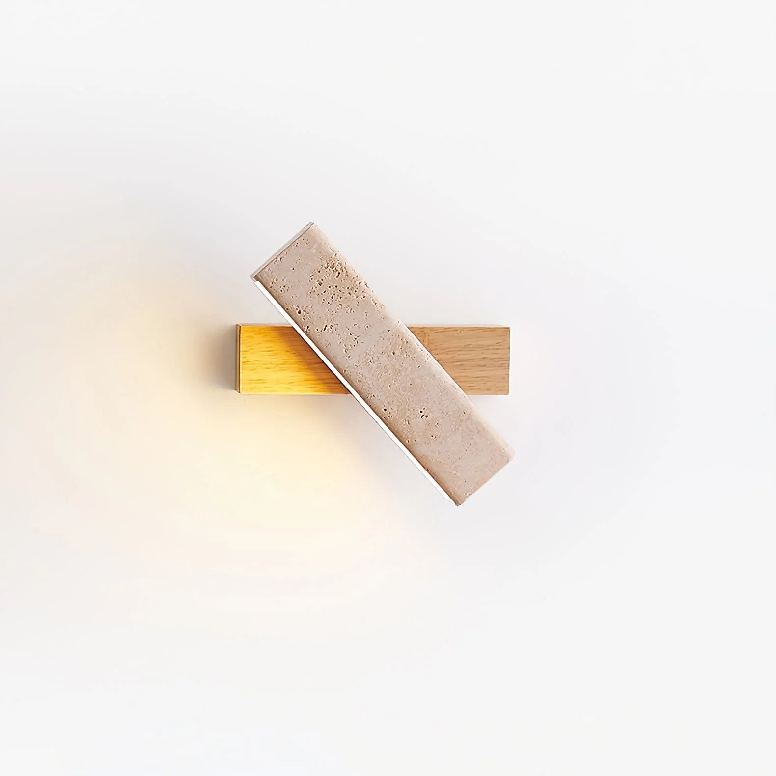 Esorora Rectangular Travertine Wall Light - Image 15