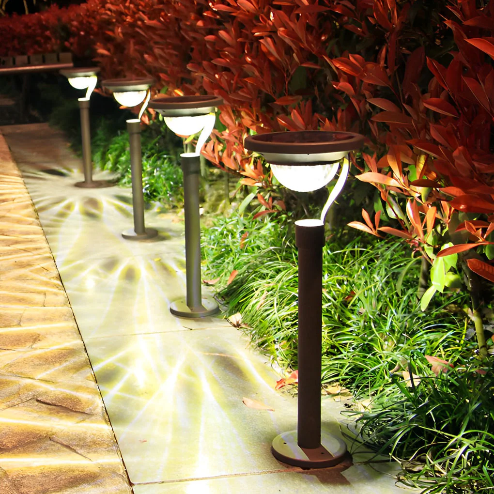 Esralda Modern Solar LED Outdoor Lawn Light - Image 3