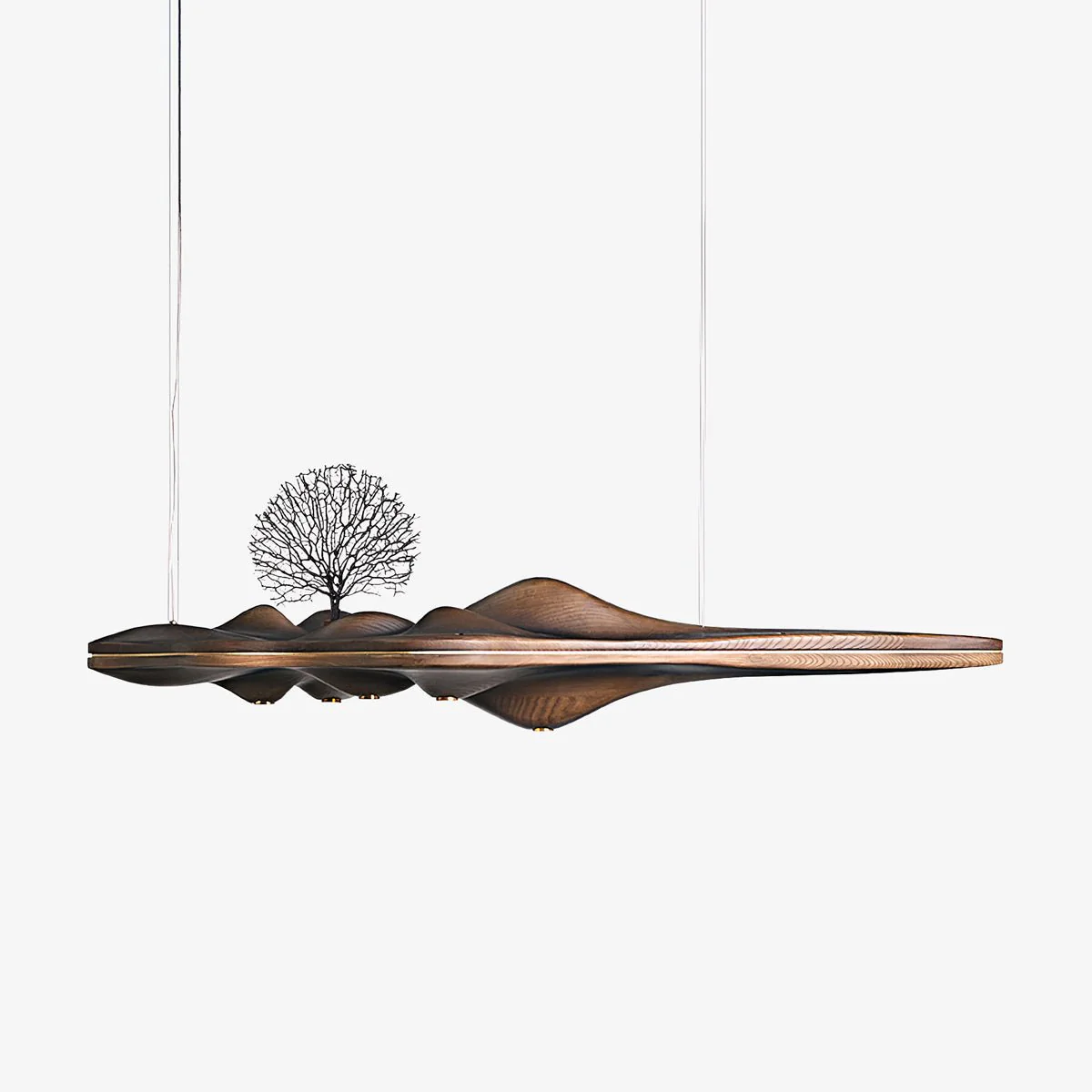 Etalyra Premium Elegance Wood Pendant Lamp