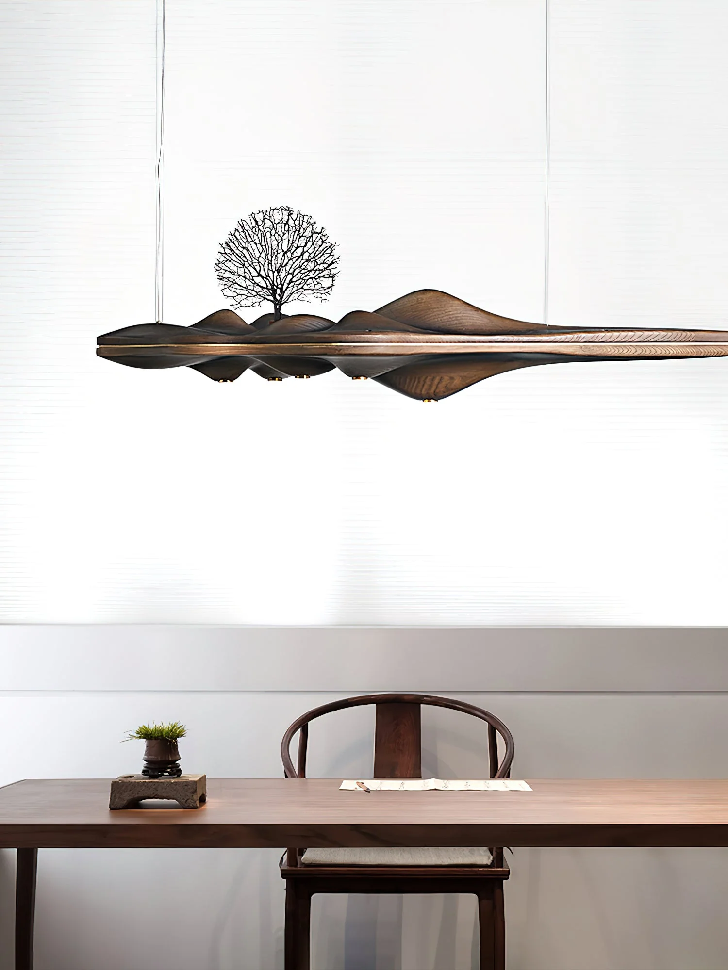 Etalyra Premium Elegance Wood Pendant Lamp - Image 2