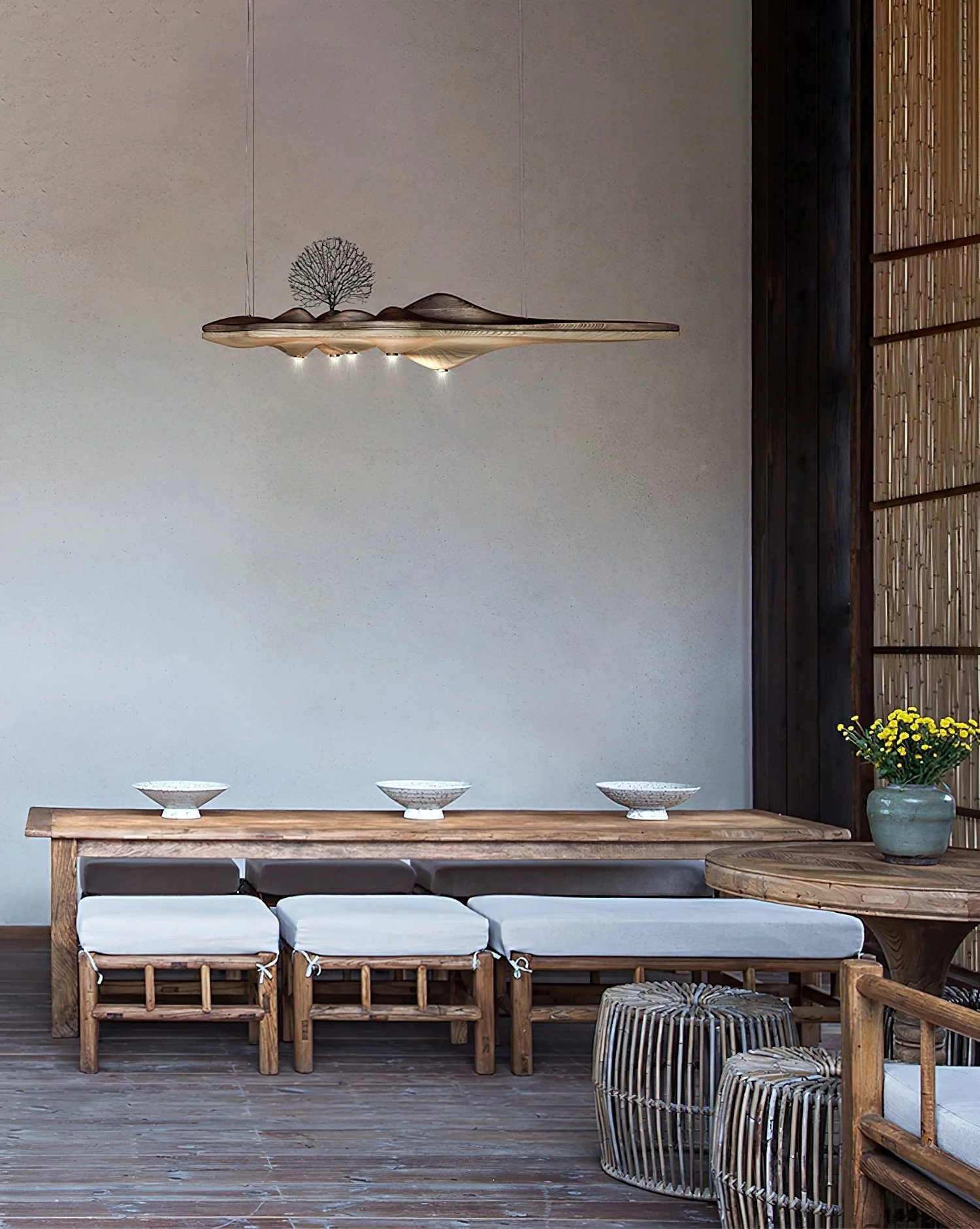 Etalyra Premium Elegance Wood Pendant Lamp - Image 33