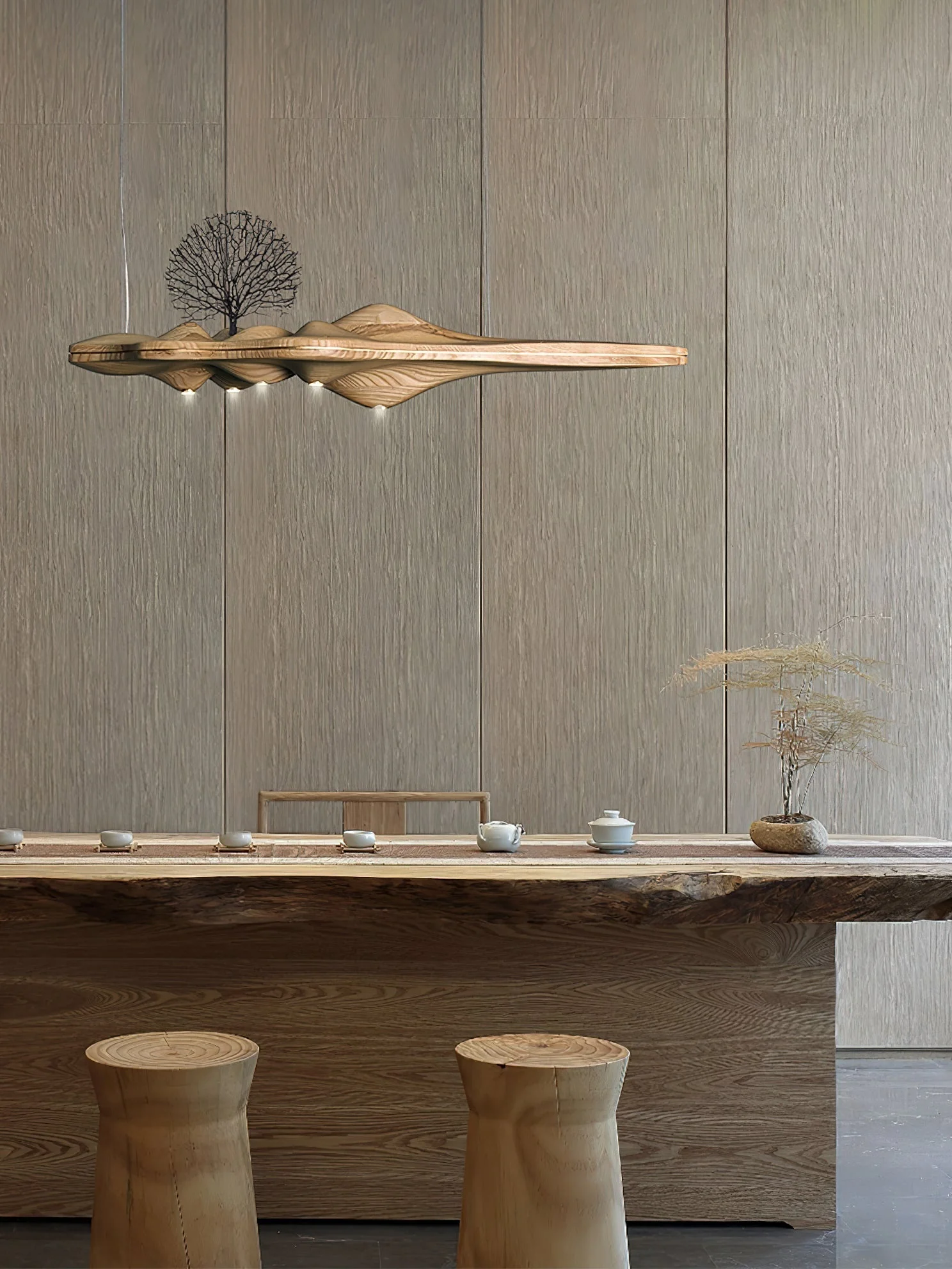 Etalyra Premium Elegance Wood Pendant Lamp - Image 34