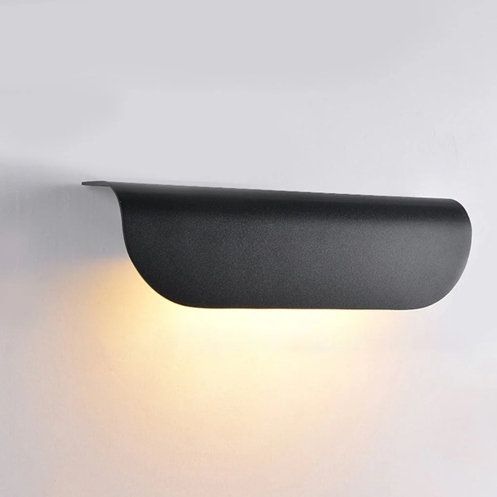 Ethana Minimalist Arc Outdoor Wall Lamp - Image 10