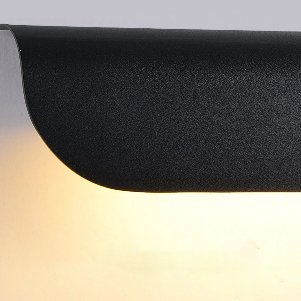 Ethana Minimalist Arc Outdoor Wall Lamp - Image 3