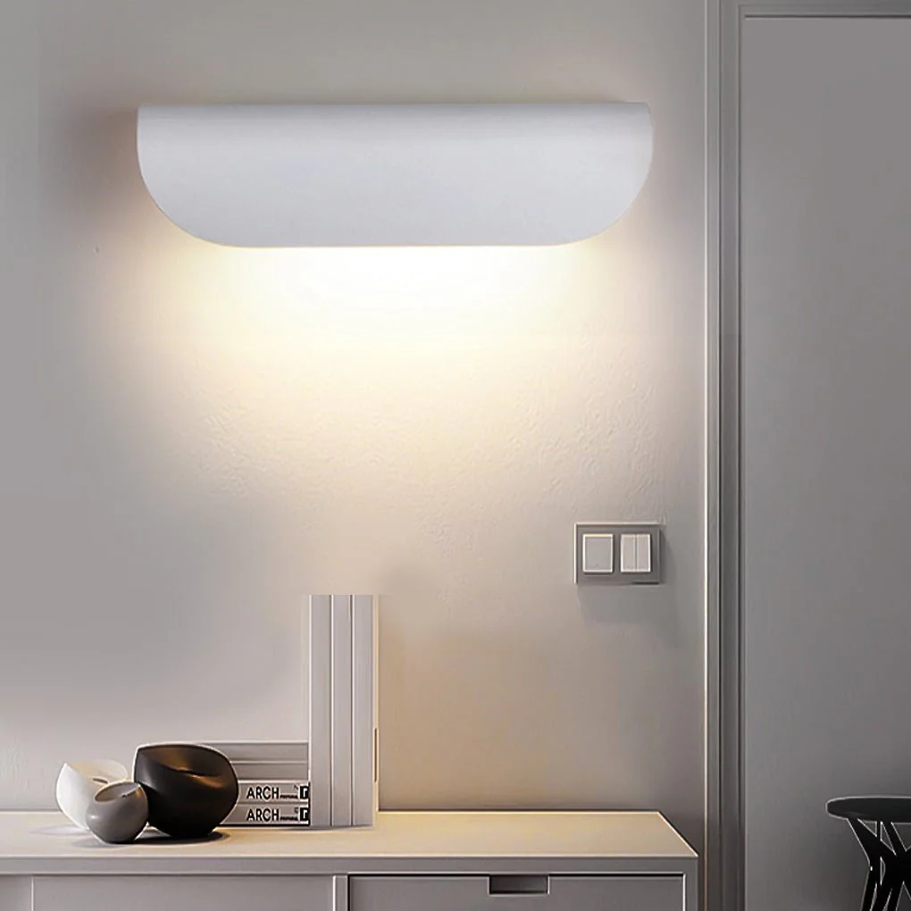 Ethana Minimalist Arc Outdoor Wall Lamp - Image 6