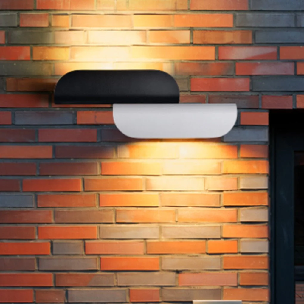 Ethana Minimalist Arc Outdoor Wall Lamp - Image 7