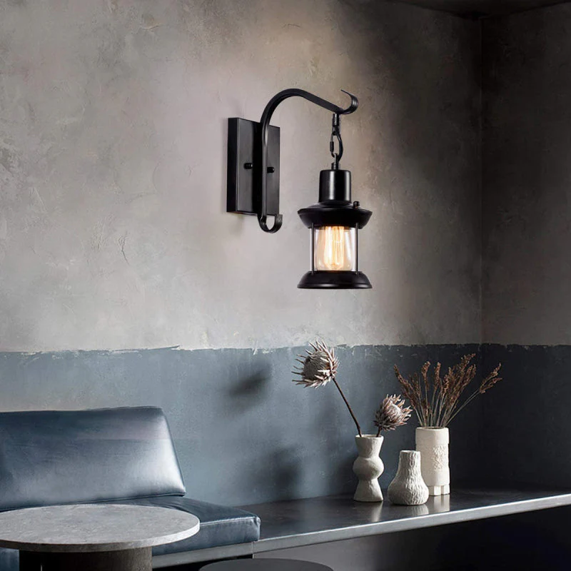Etra Industrial Style Indoor Retro Wall Lamp - Image 10