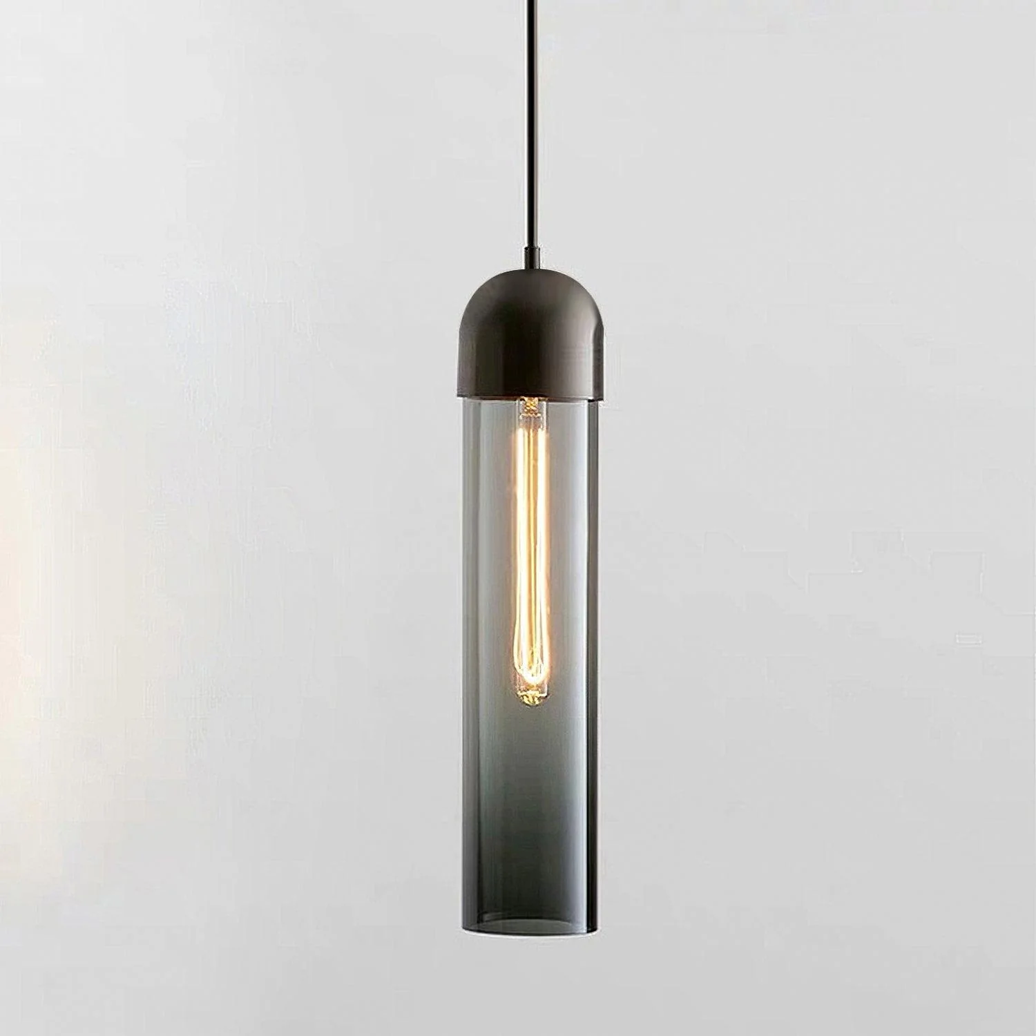 Eurcara Cylindrical Shape Glass Pendant Light - Image 11