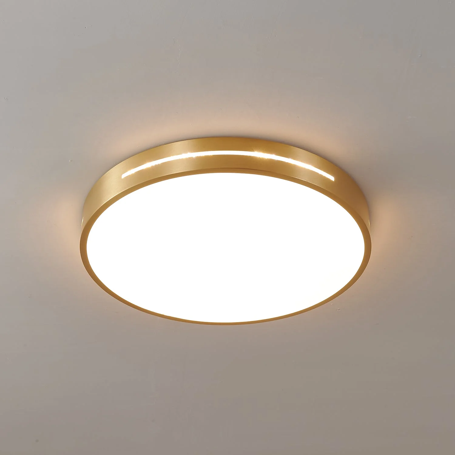 Eurcarara Modern Minimalist Brass Ceiling Light - Image 10