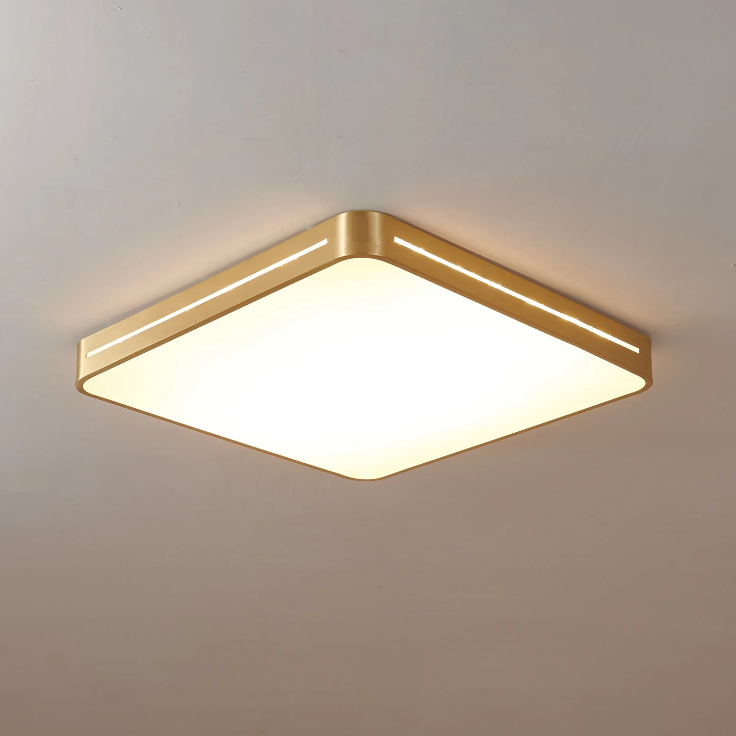 Eurcarara Modern Minimalist Brass Ceiling Light - Image 20