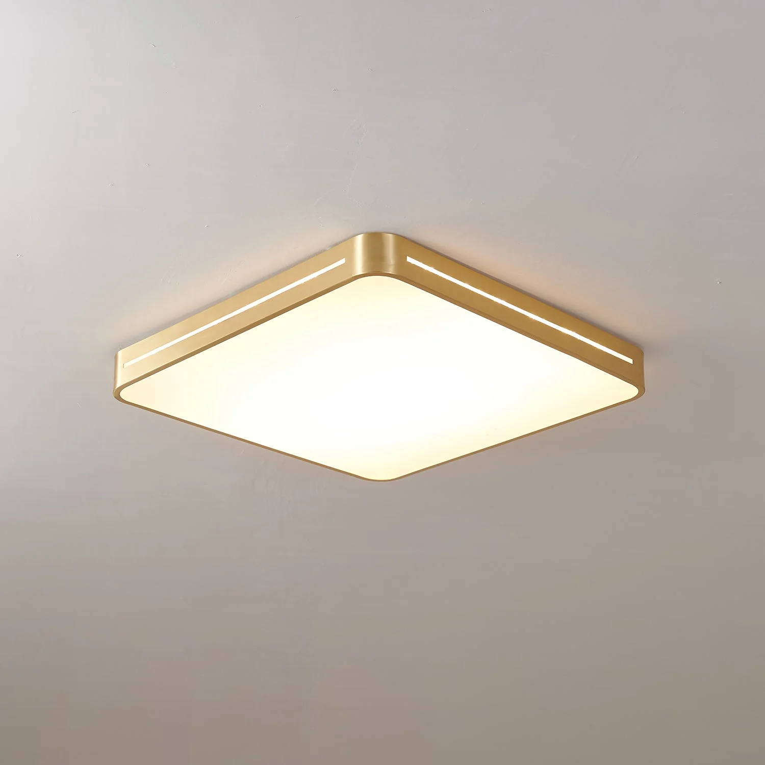 Eurcarara Modern Minimalist Brass Ceiling Light - Image 5