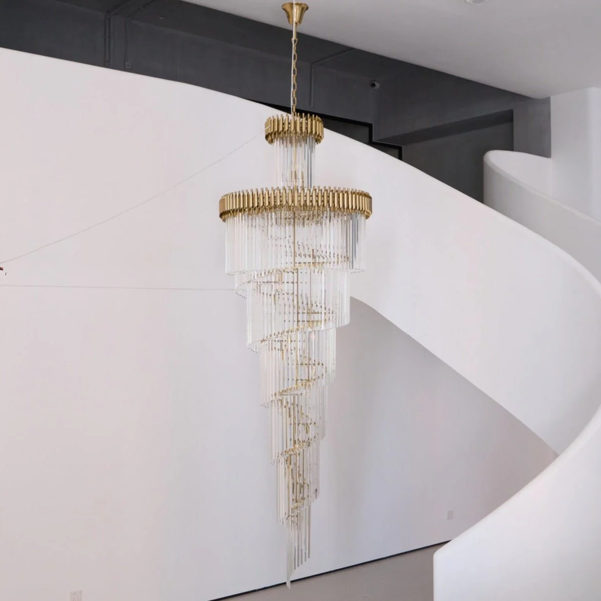 Eurmirila Crystal Spiral Chandelier - Image 19