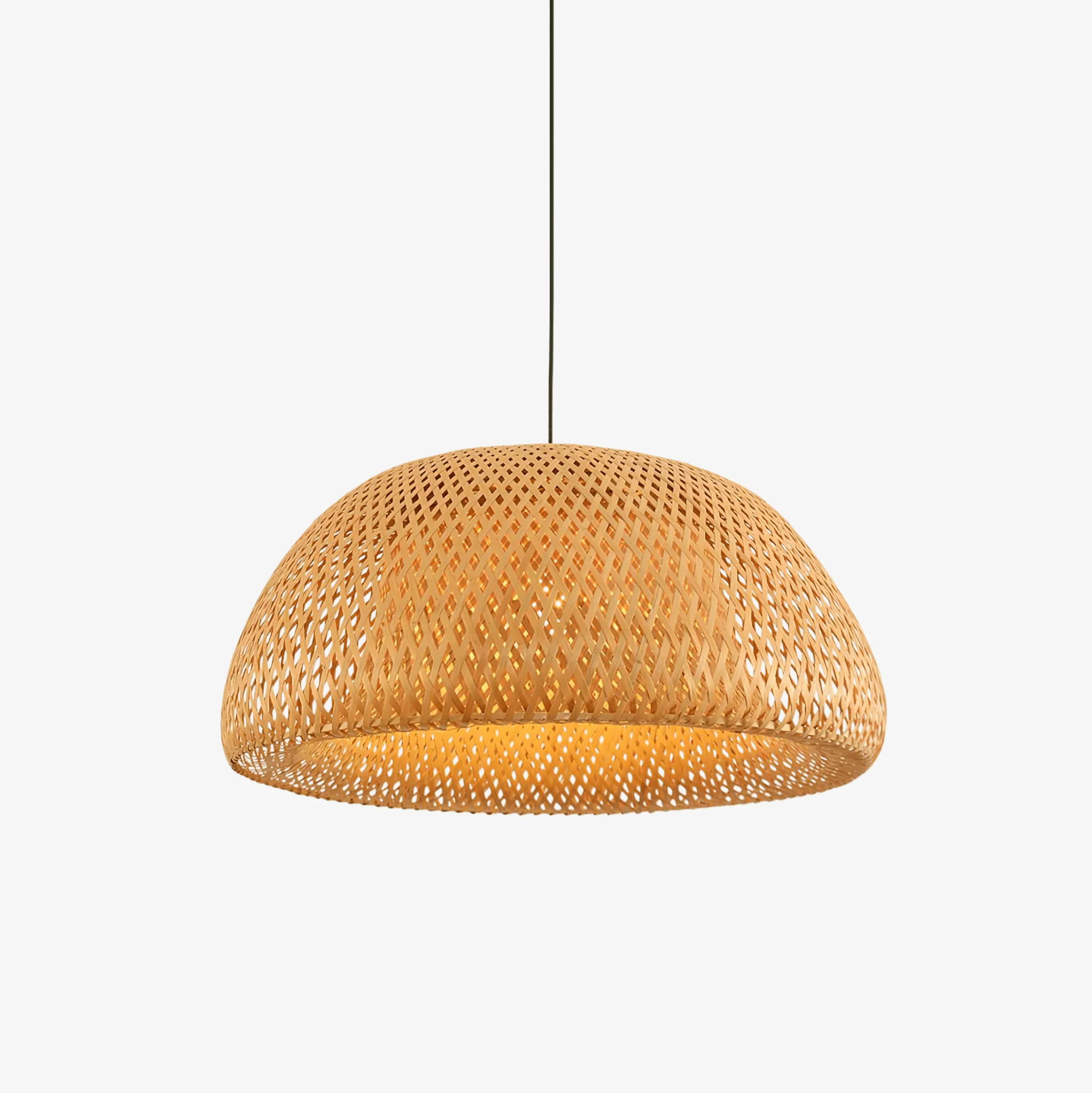 Eurnoros Unique Natural Bamboo Pendant Light - Image 7
