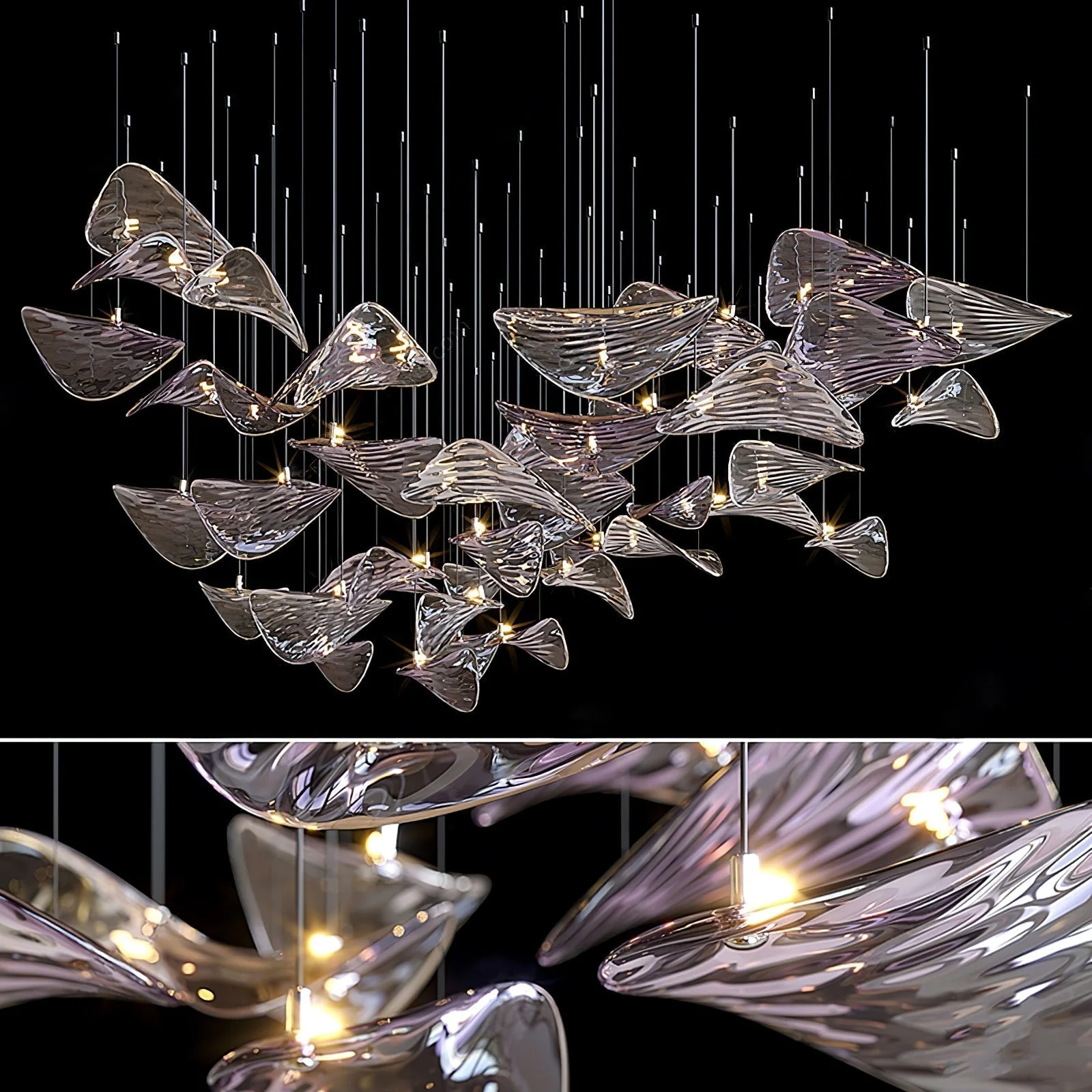 Eurrinia Butterfly Gold Pendant Light - Image 20