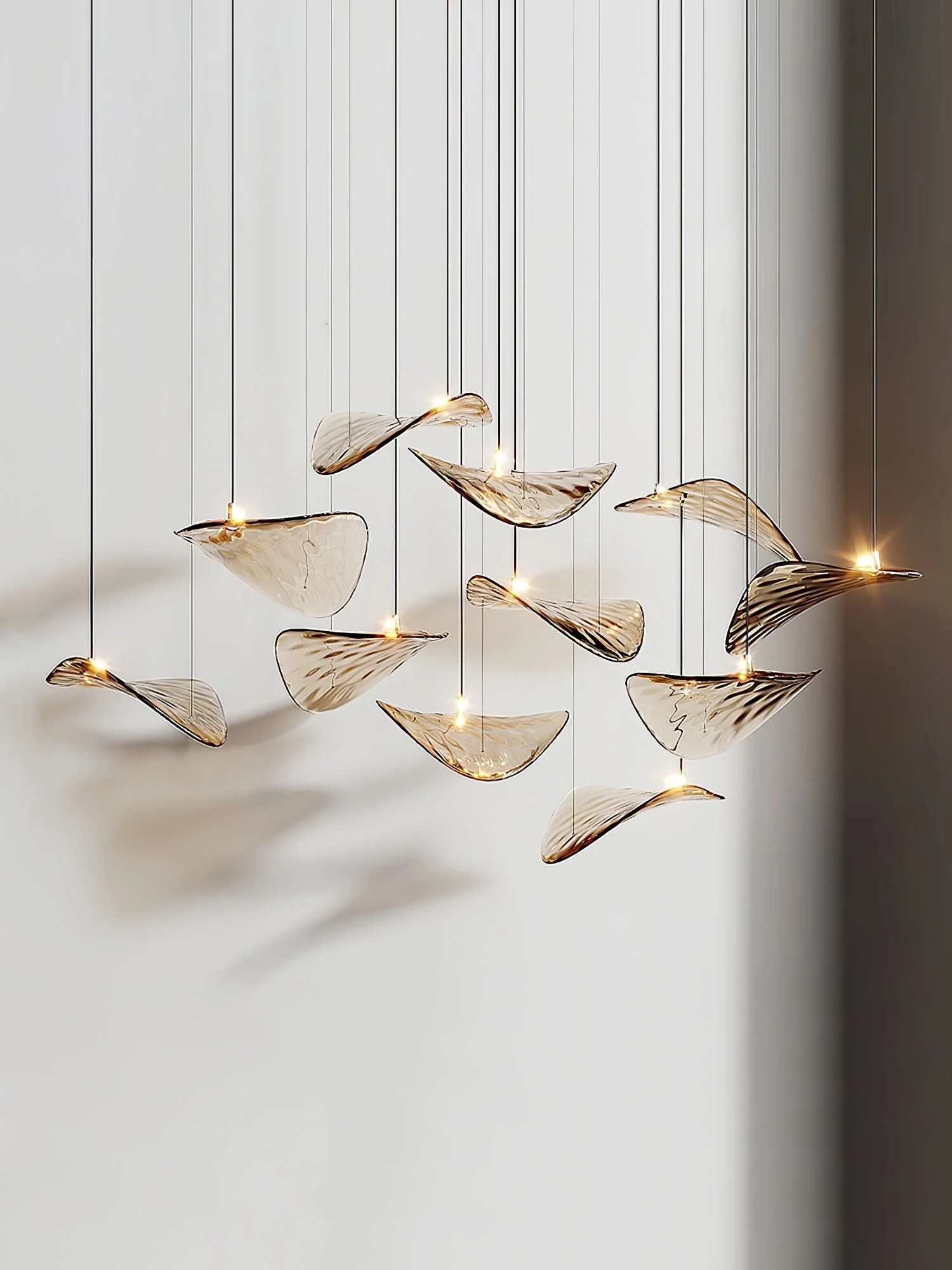Eurrinia Butterfly Gold Pendant Light - Image 6