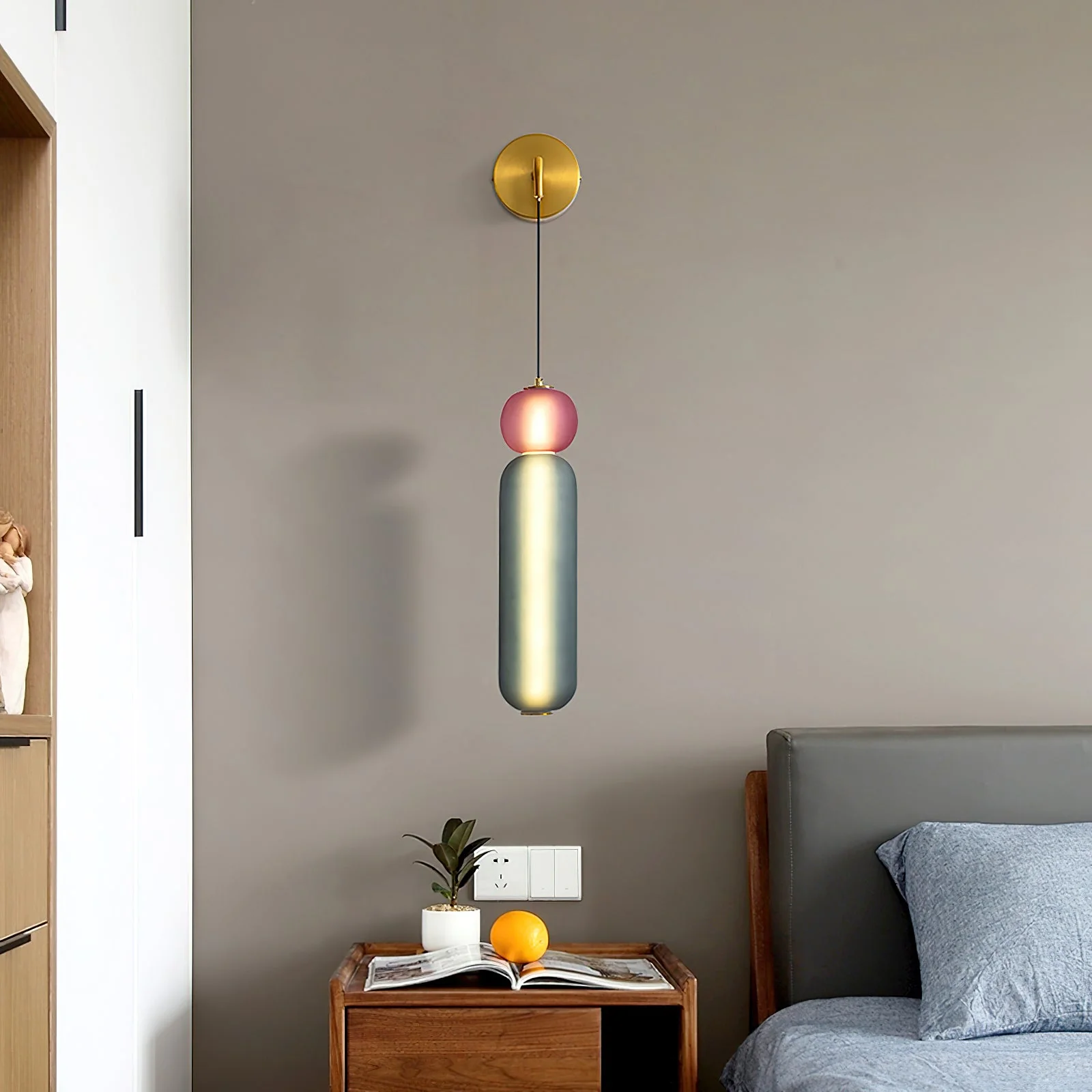 Eurtalia Modern Minimalist Glass Wall Lamp - Image 2