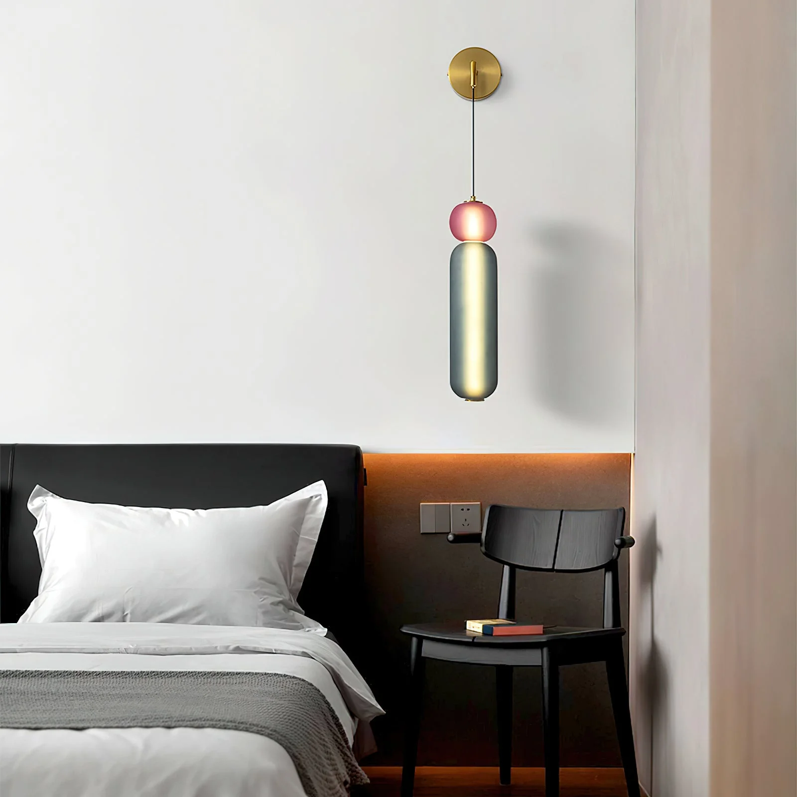 Eurtalia Modern Minimalist Glass Wall Lamp - Image 3