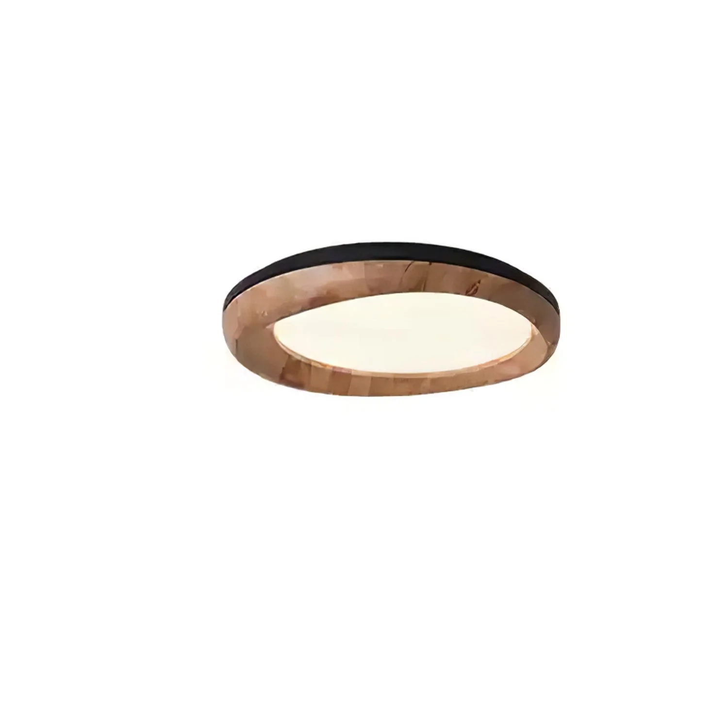 Eurtheara Organic Wood Glass Ceiling Light - Image 19