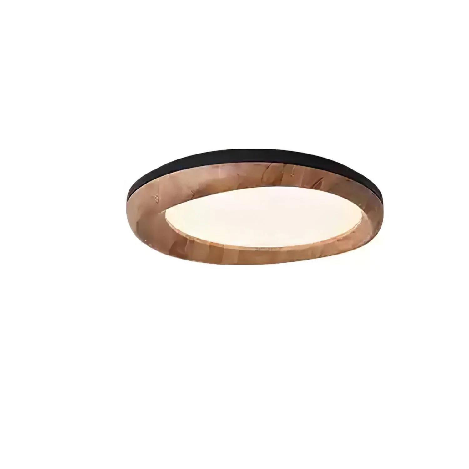 Eurtheara Organic Wood Glass Ceiling Light - Image 44