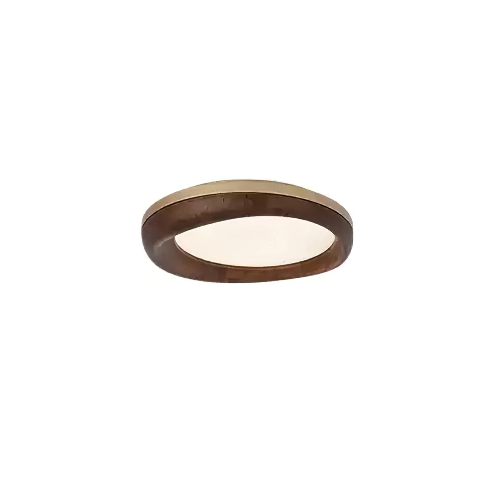Eurtheara Organic Wood Glass Ceiling Light - Image 6