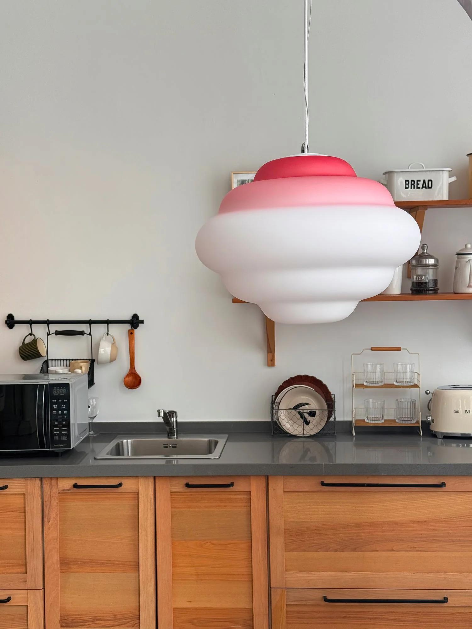Eurvenara Premium Nordic Art Cloudy Glass Pendant Lamp - Image 38