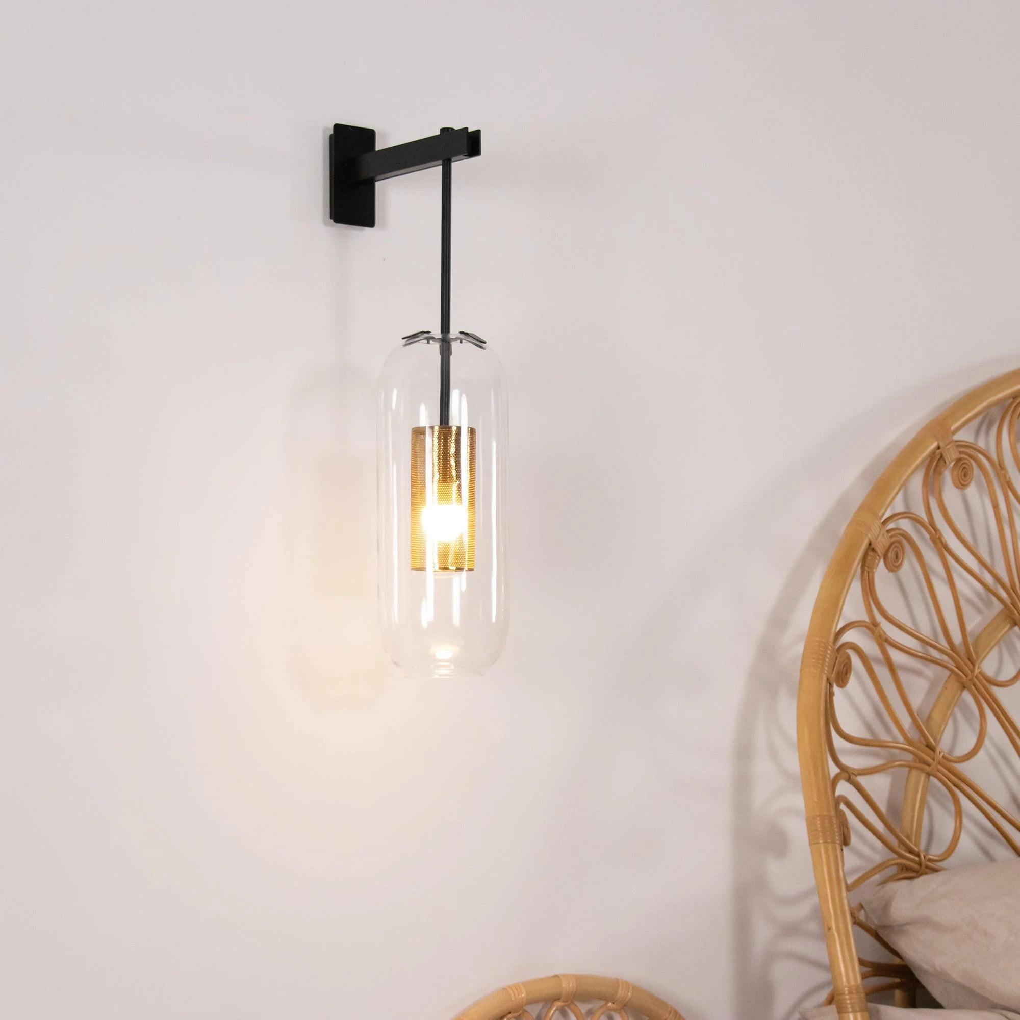 Evan Premium Nordic Art Glass Wall Lamp - Image 6