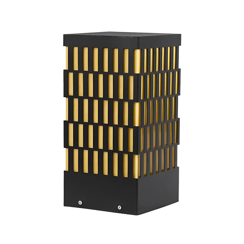 Evely Grid-Designed Modern Marble Outdoor Lawn Lamp - Image 3