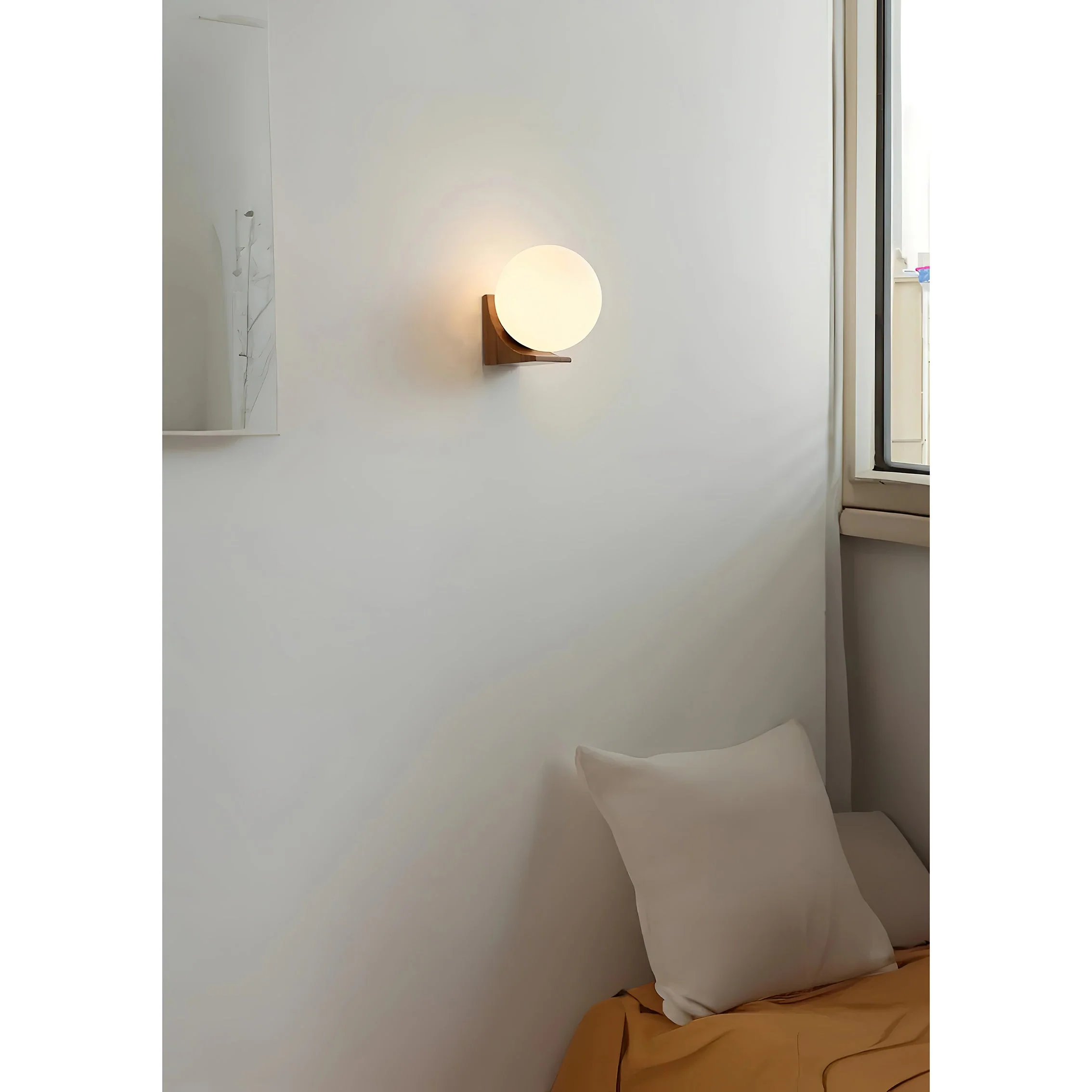 Evelyn Minimalist Glass Wall Lamp - Image 11