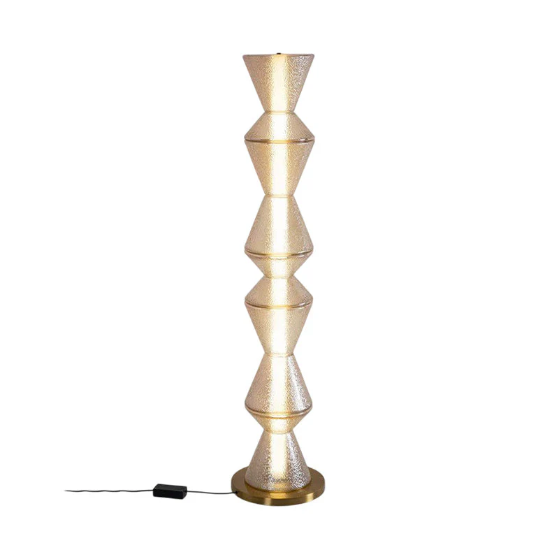 Evette Modern Glass Floor Lamp - Image 16