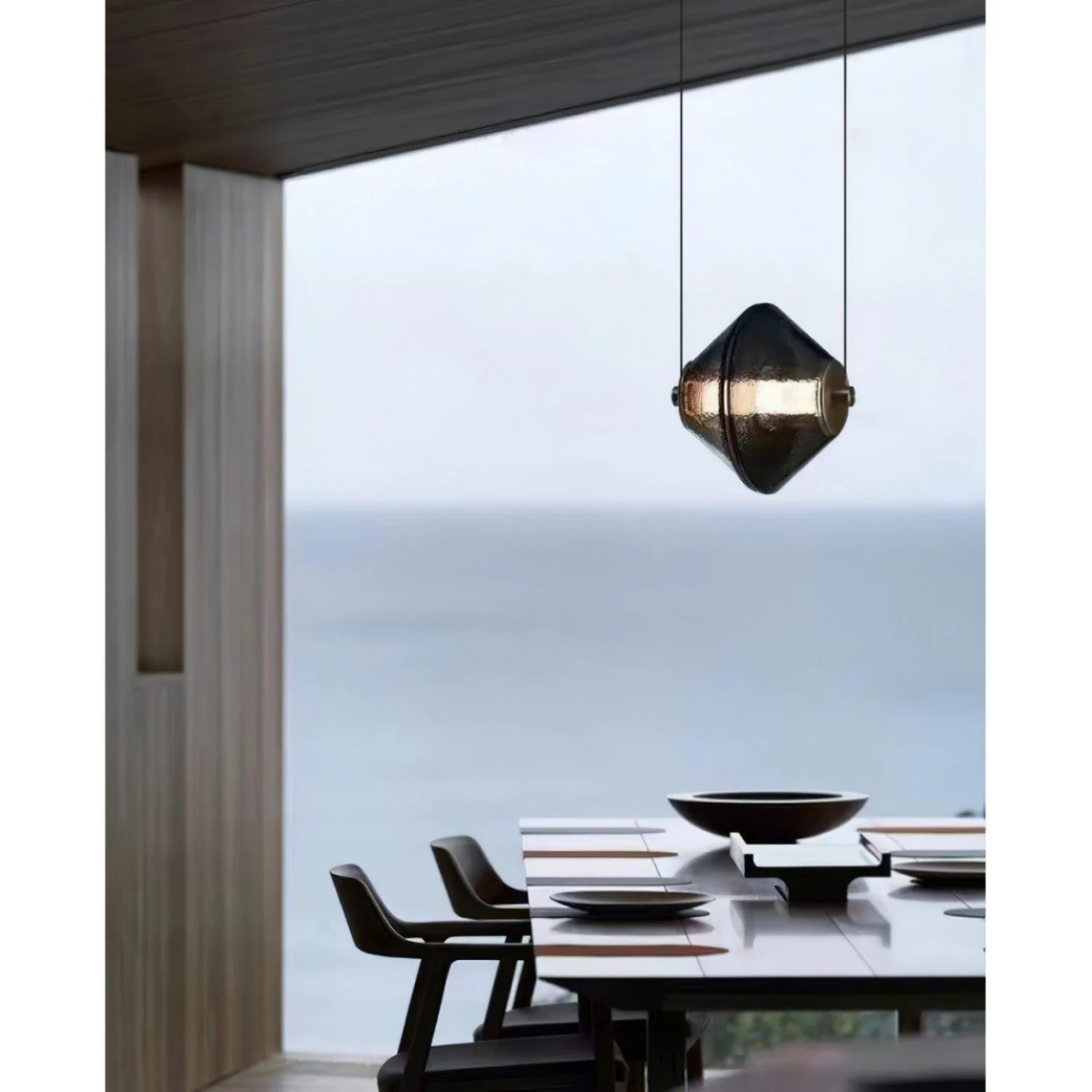 Evette Modern Glass Pendant Light - Image 5