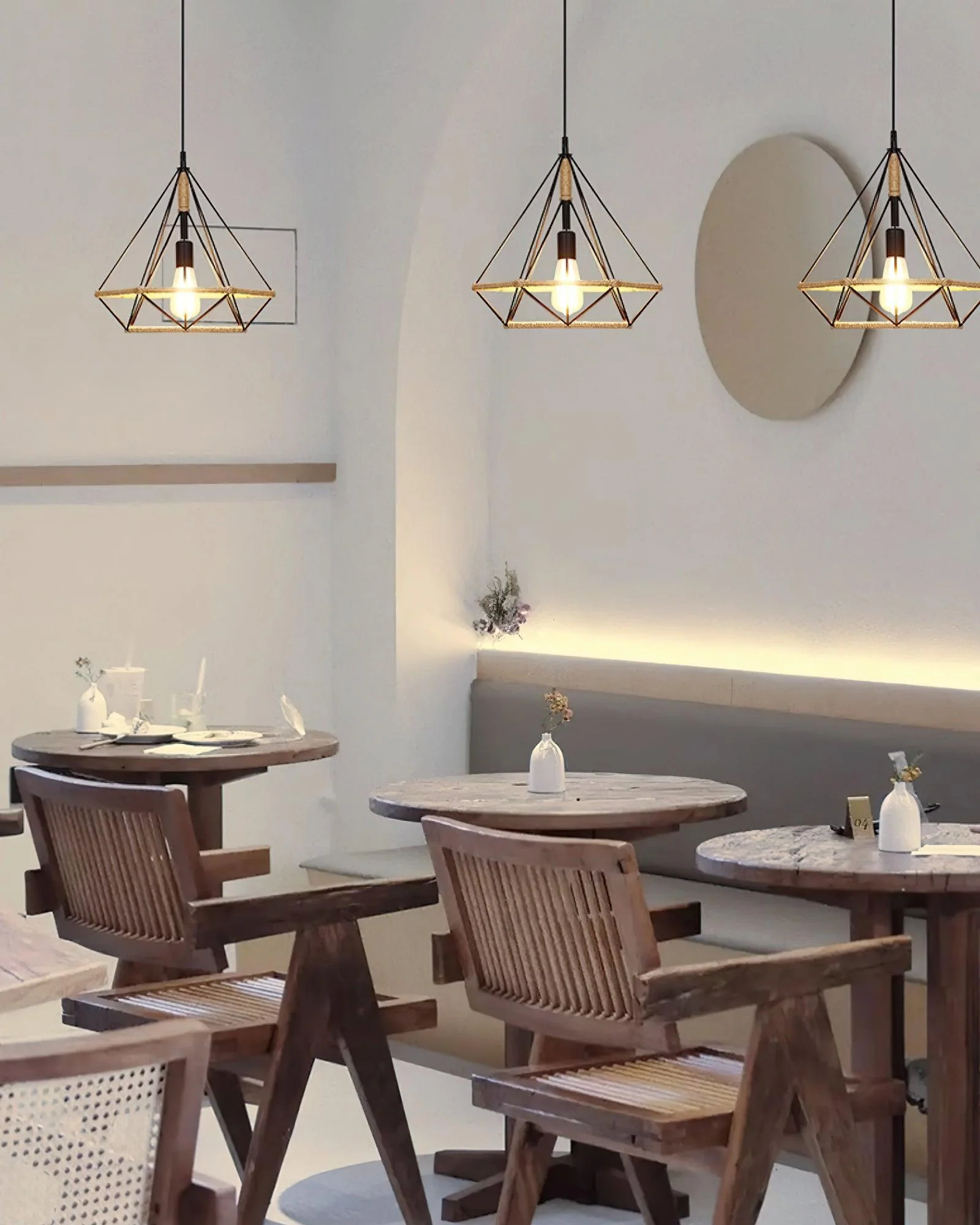 Evliran Retro Hemp Rope Interesting Pendant Light - Image 10