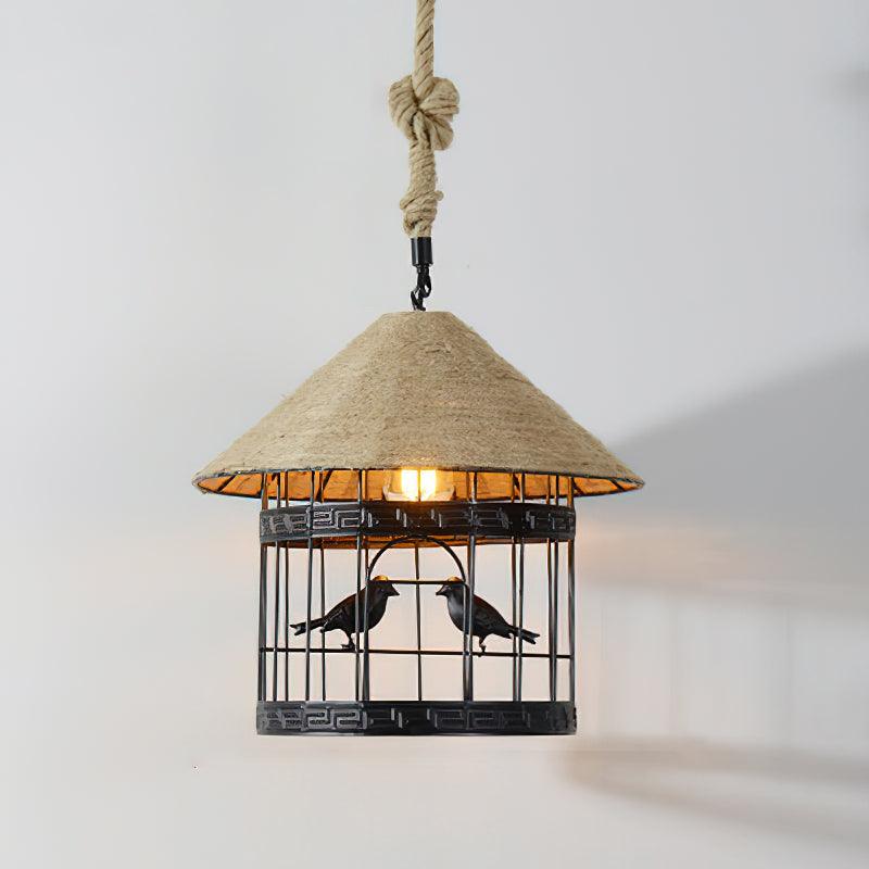 Evliran Retro Hemp Rope Interesting Pendant Light - Image 27