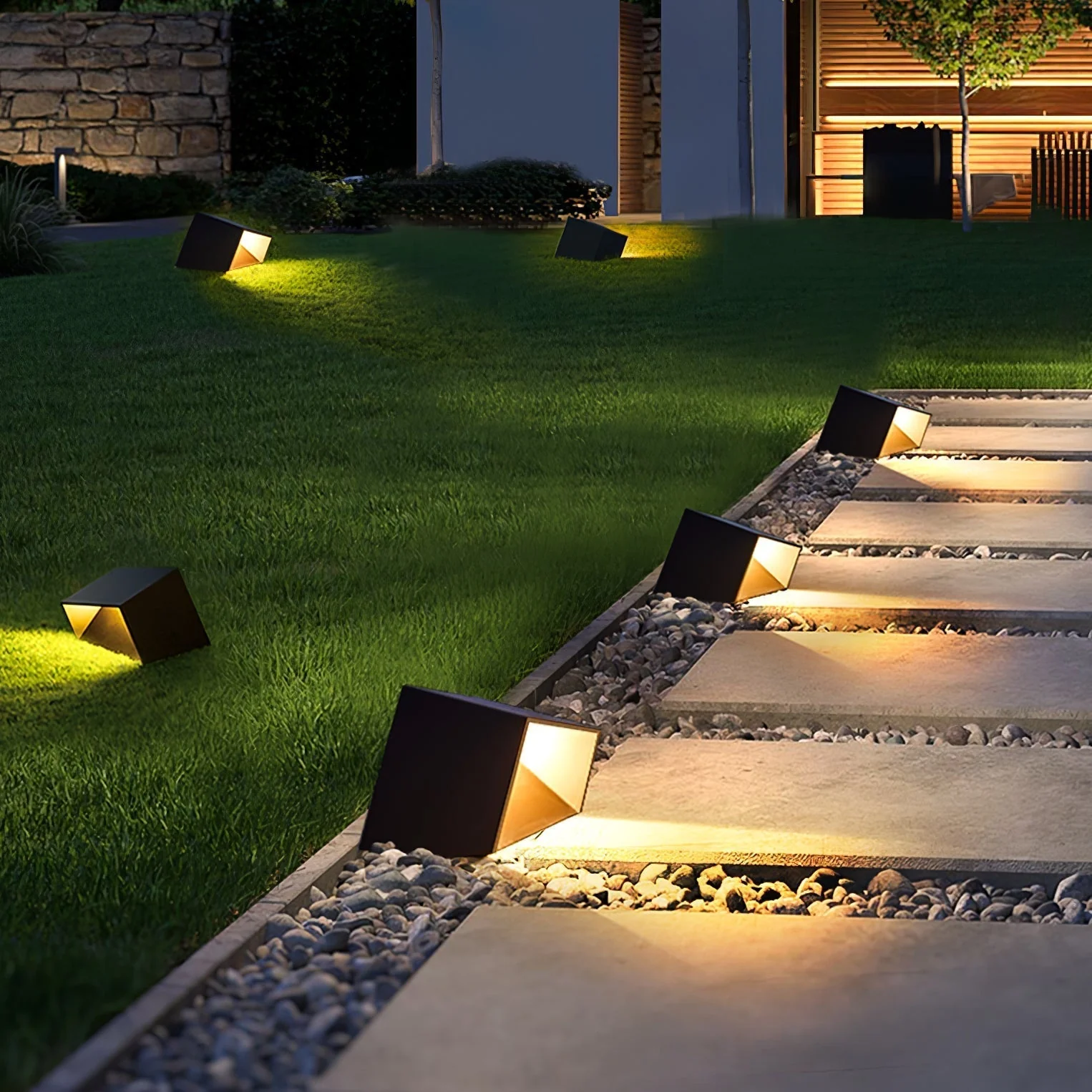 Evsore Unique Cube Garden Solar Outdoor Light - Image 52