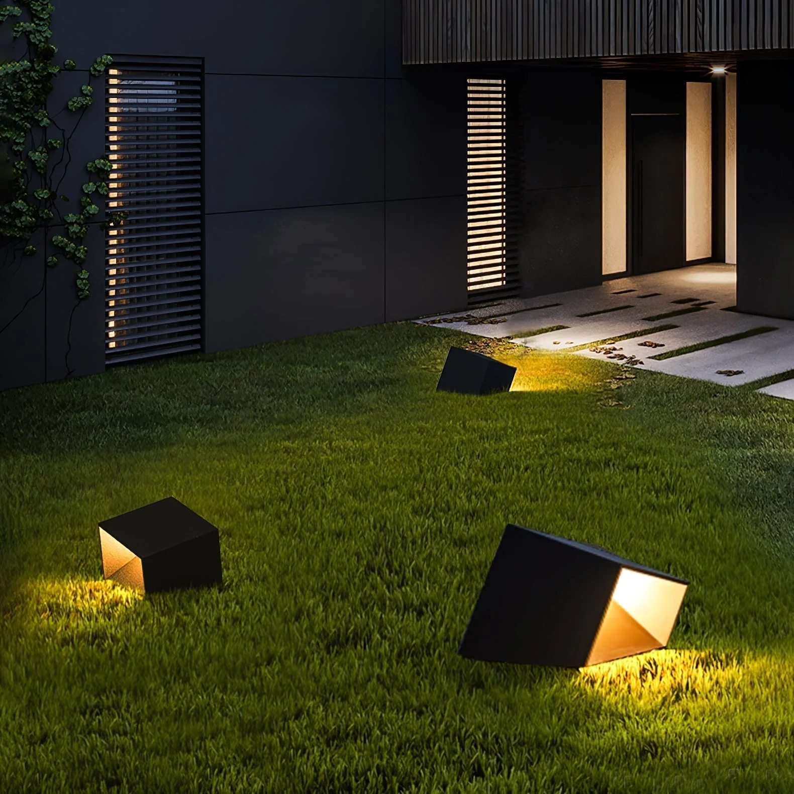 Evsore Unique Cube Garden Solar Outdoor Light - Image 7