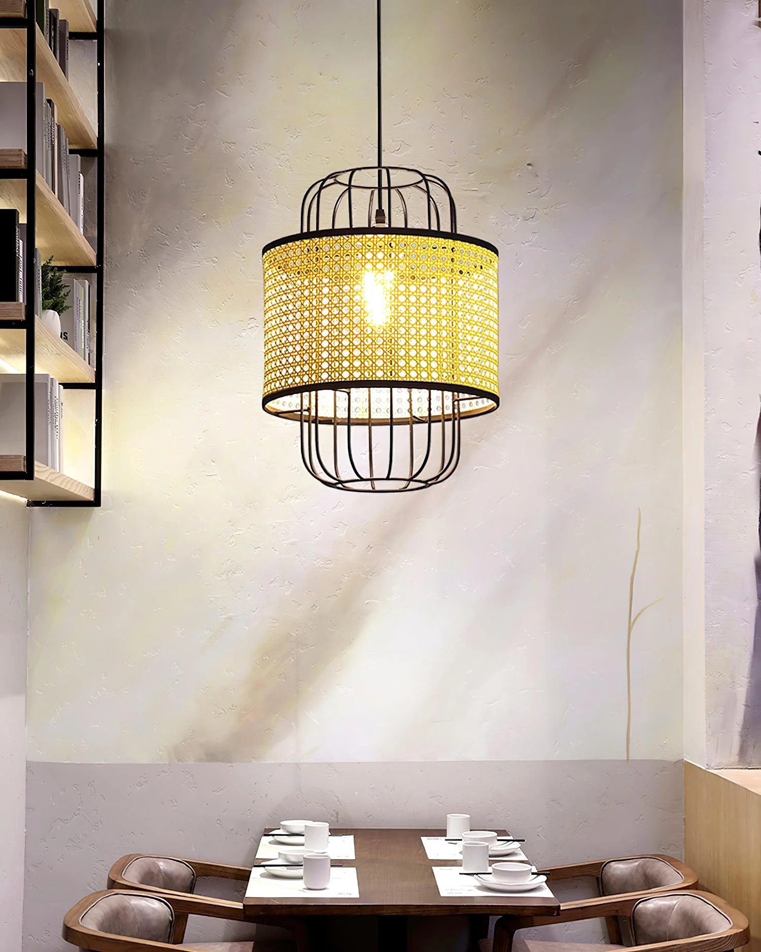 Evtheyra Premium Art Rattan Pendant Lamp - Image 8