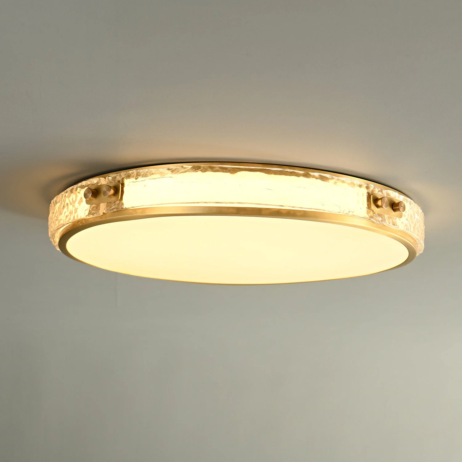 Evvine Modern Minimalist Glass Ceiling Lamp - Image 3