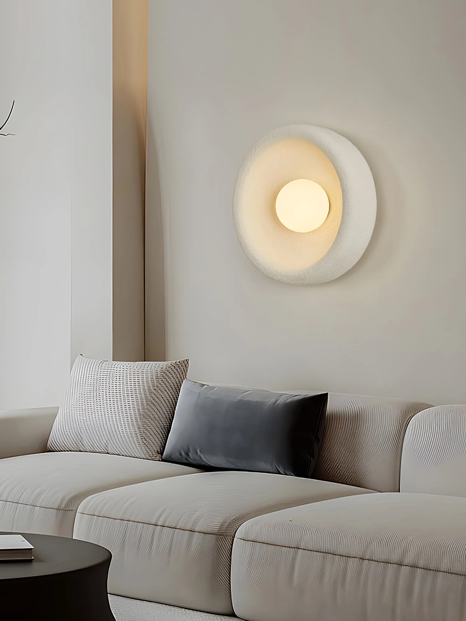 Evvinora Modern Minimalist Halo Glass Wall Light - Image 11