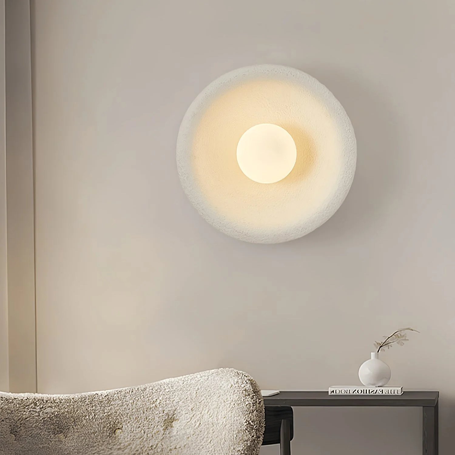 Evvinora Modern Minimalist Halo Glass Wall Light - Image 14