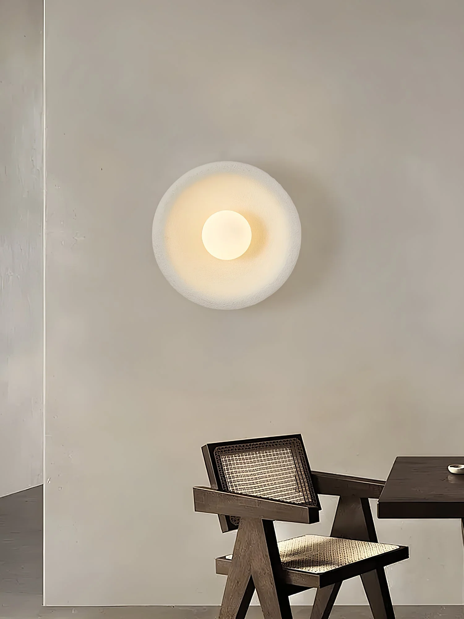 Evvinora Modern Minimalist Halo Glass Wall Light - Image 2