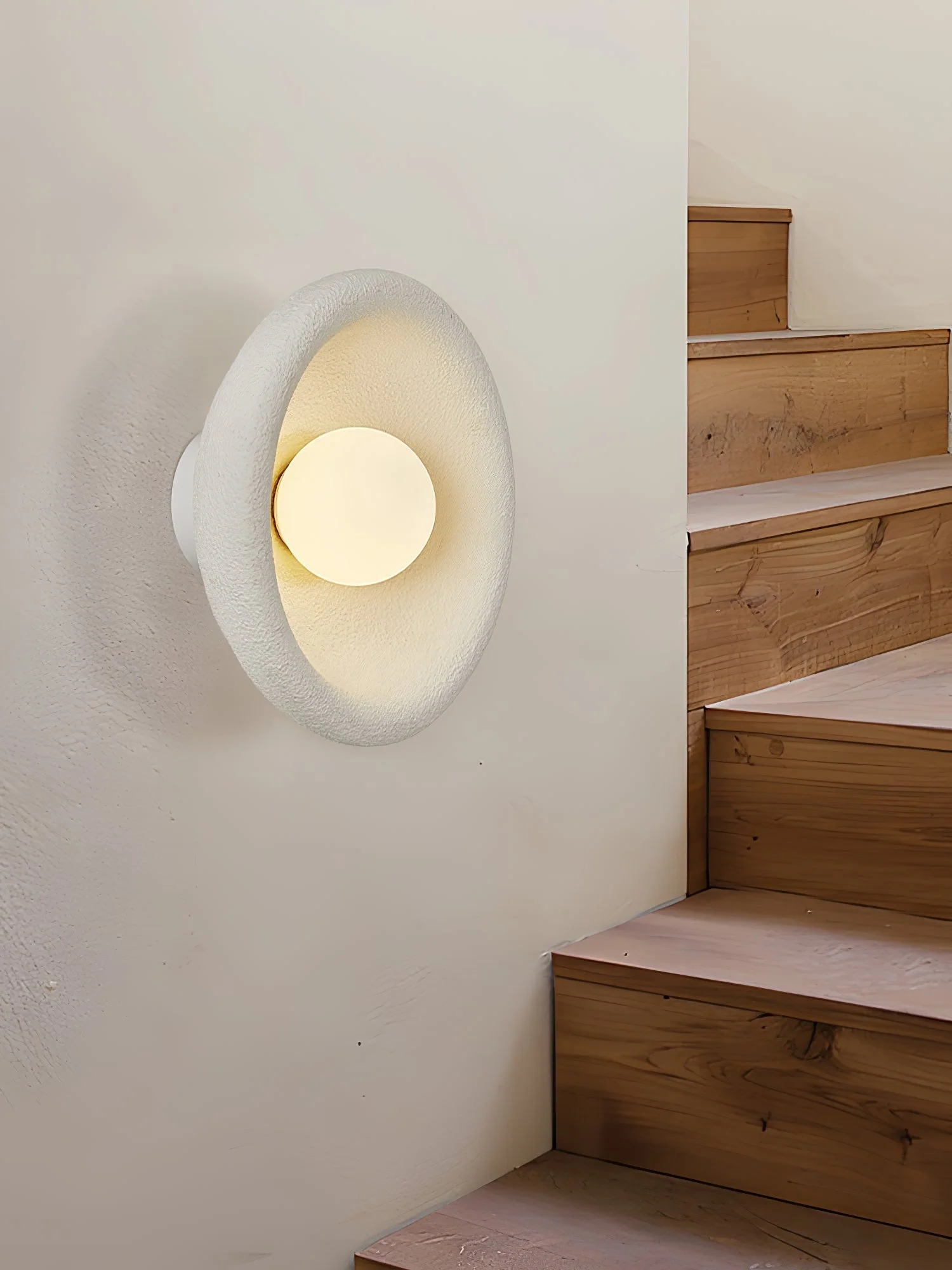 Evvinora Modern Minimalist Halo Glass Wall Light - Image 5