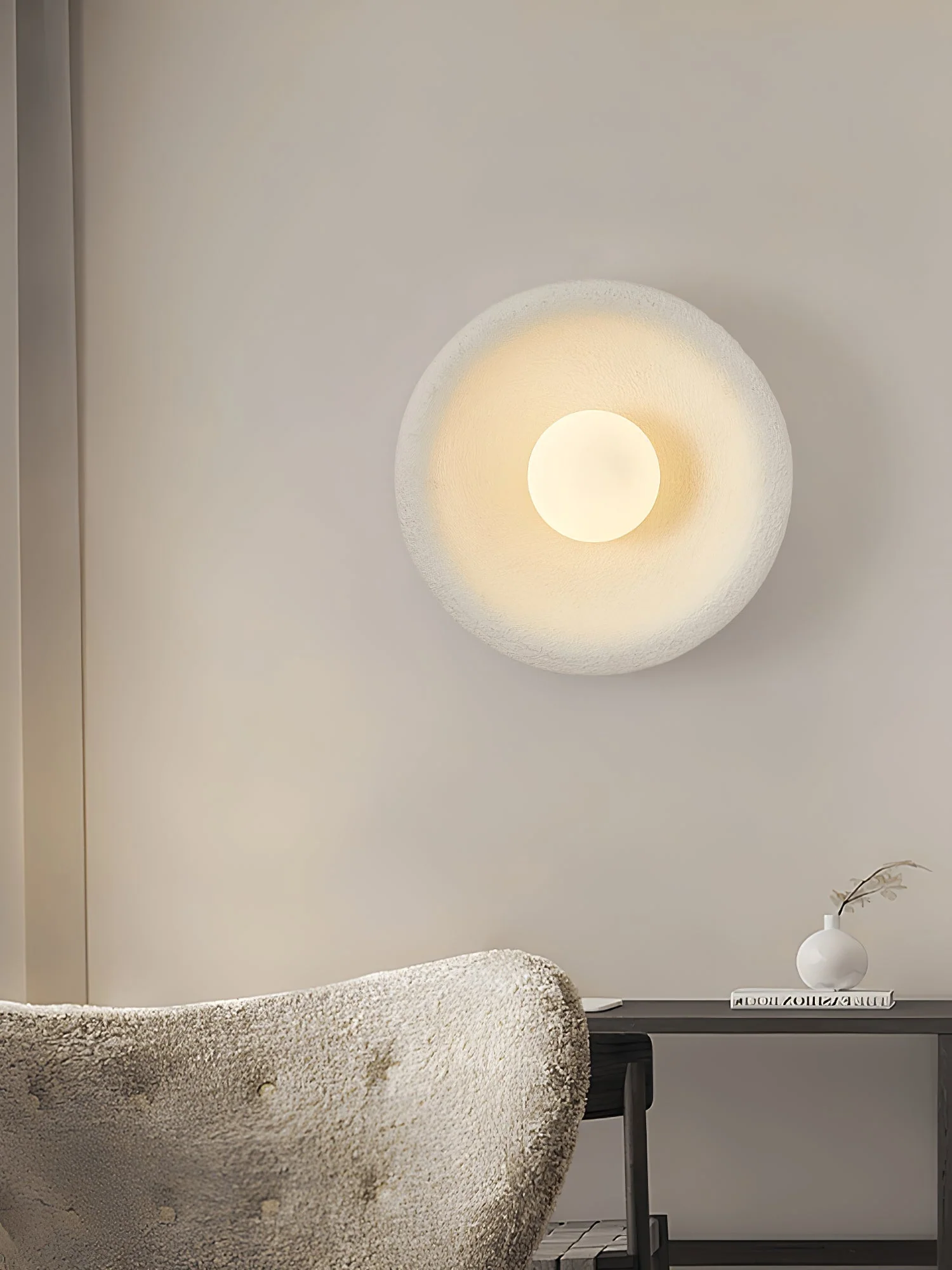 Evvinora Modern Minimalist Halo Glass Wall Light - Image 7