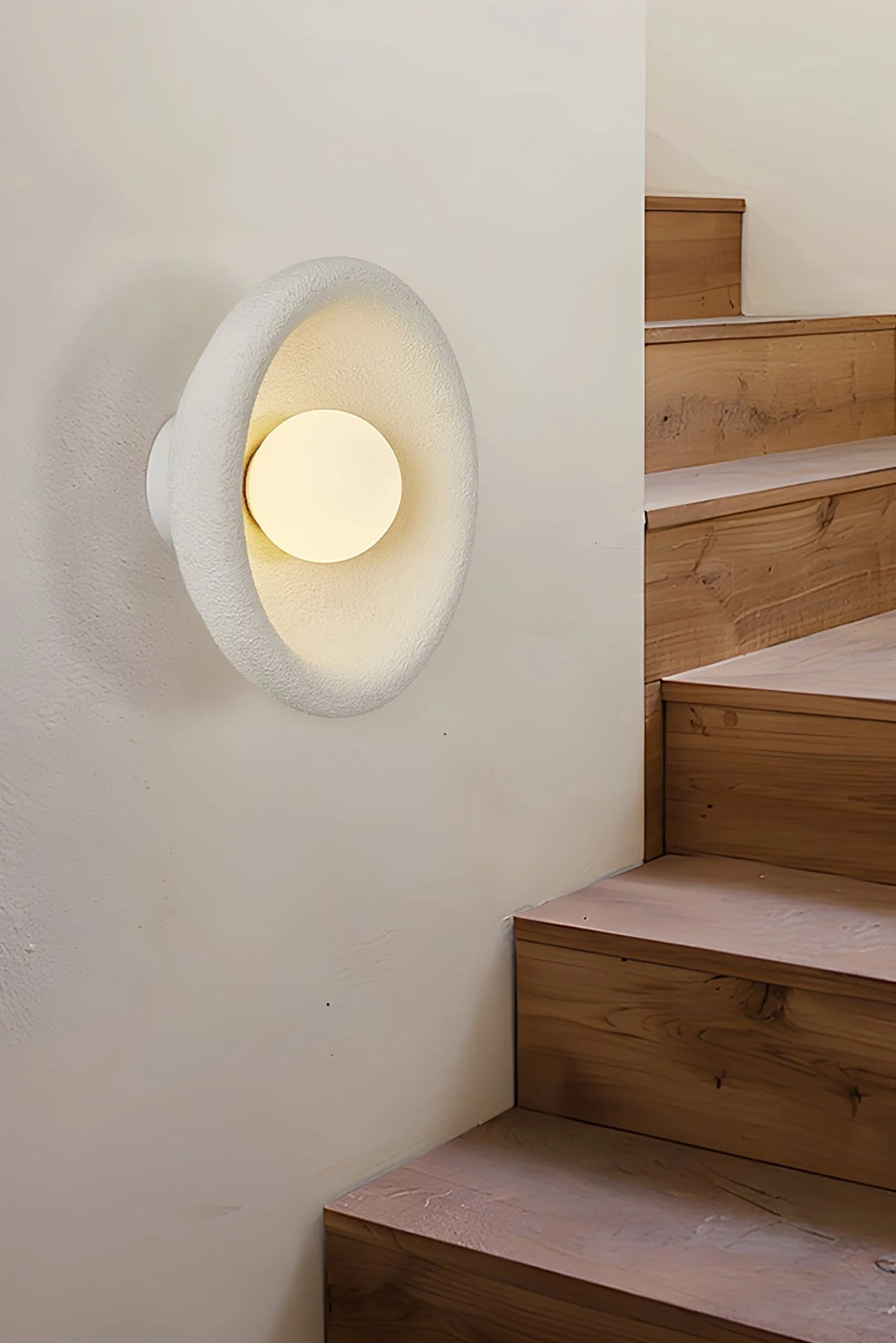 Evvinora Modern Minimalist Halo Glass Wall Light - Image 8