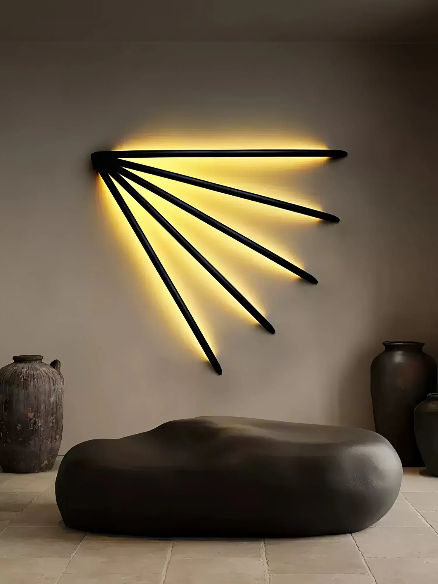 Evvinos Modern Minimalist Linear Wood Wall Light - Image 12