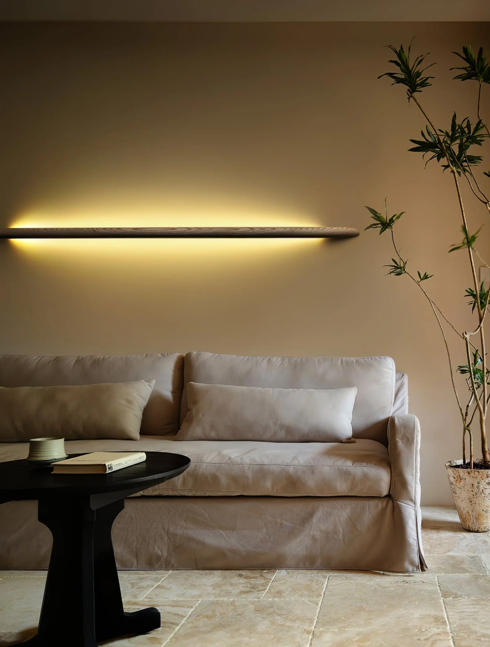 Evvinos Modern Minimalist Linear Wood Wall Light - Image 34