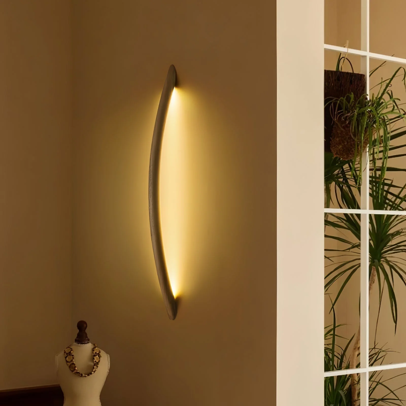 Evvinos Modern Minimalist Linear Wood Wall Light - Image 48