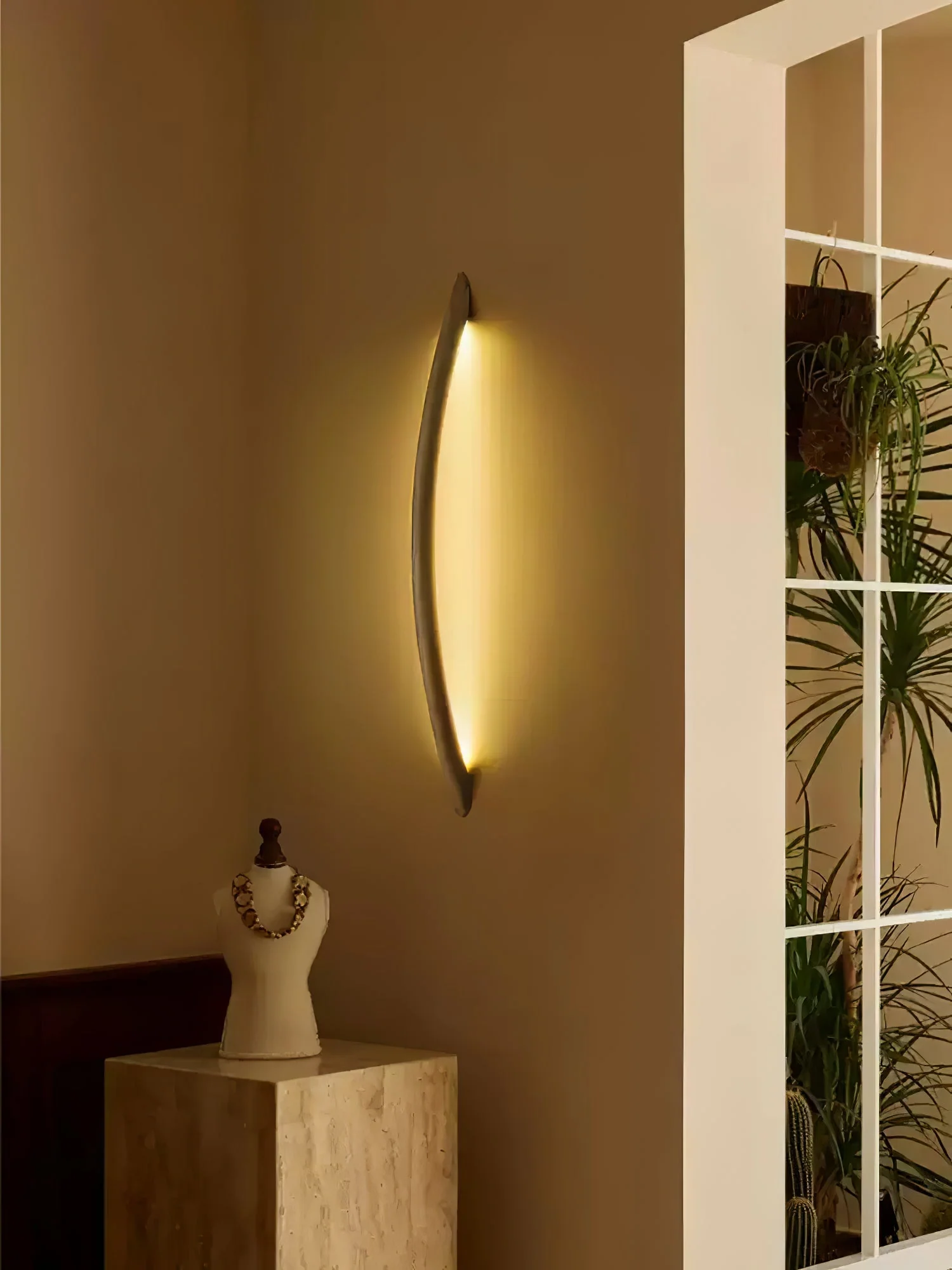 Evvinos Modern Minimalist Linear Wood Wall Light - Image 63