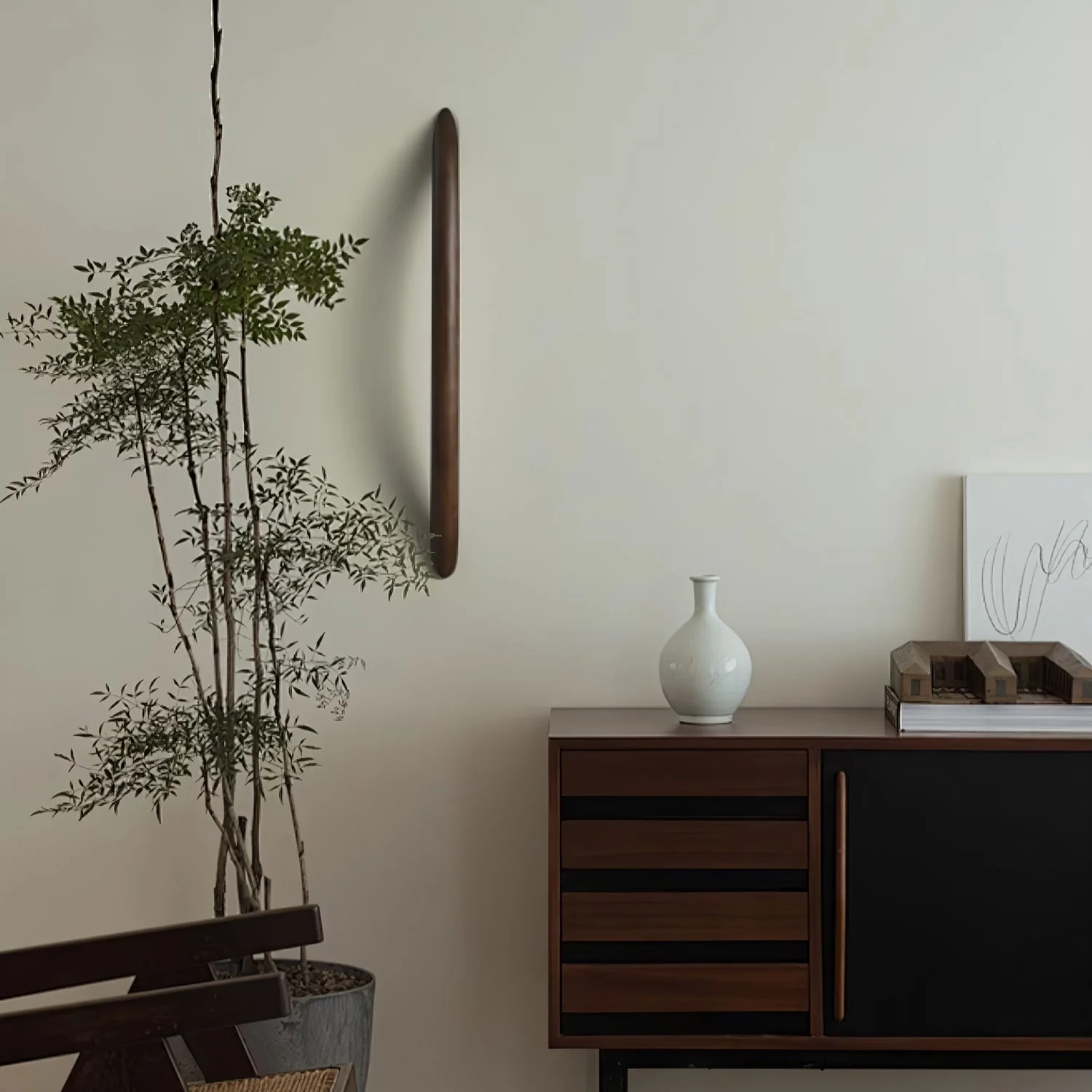 Evvinos Modern Minimalist Linear Wood Wall Light - Image 64